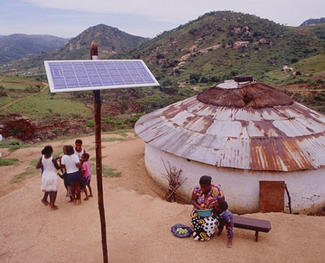 Africa charity solar panels 2